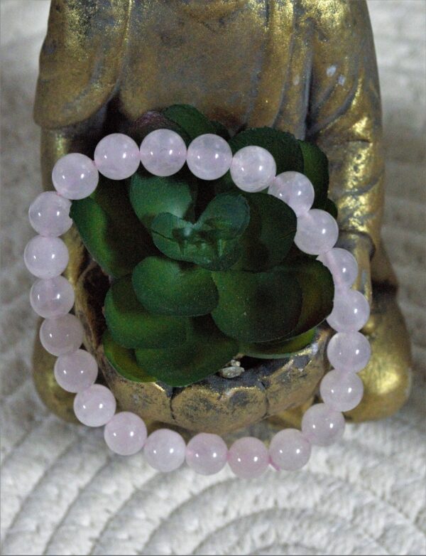 Quartz rose Bracelet - douceur, amour, enfant – Image 2
