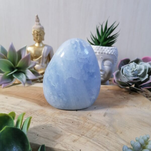 Calcite bleue forme libre - communication, créativité – Image 2