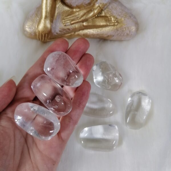 Cristal de roche pierre roulée - amplification, purification, rechargement – Image 2