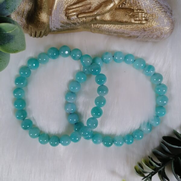 Amazonite bracelet - apaisement, joie, communication – Image 3