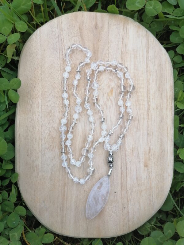 Mala Cristal de roche purification - inspiration tibétain – Image 2