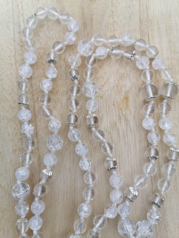 Mala Cristal de roche purification - inspiration tibétain – Image 3